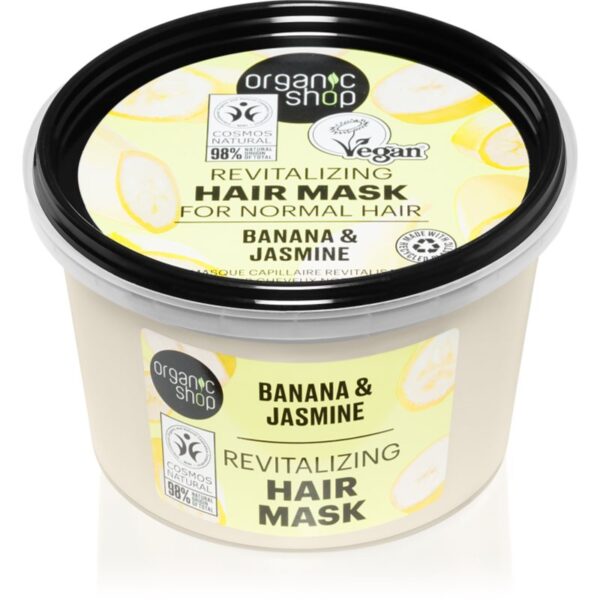 Organic Shop Banana & Jasmine Masca de par pentru volum 250 ml-Țena