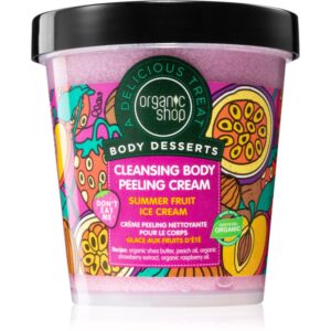 Organic Shop Body Desserts Summer Fruit Ice Cream crema exfolianta pentru curatare 450 ml-ro