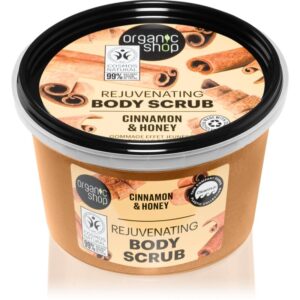 Organic Shop Cinnamon & Honey exfoliant delicat pentru corp 250 ml-Țena