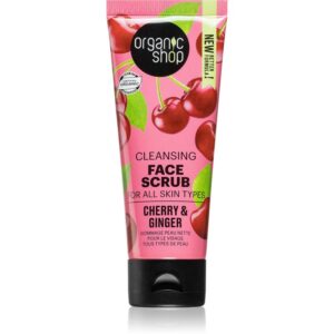 Organic Shop Ginger & Cherry demachiant cu efect de peenling 75 ml-Țena