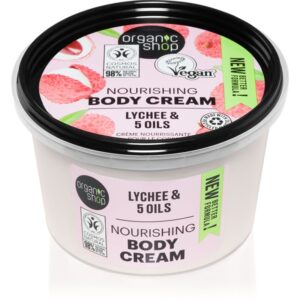Organic Shop Lychee & 5 Oils crema de corp 250 ml-Țena