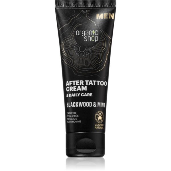 Organic Shop Men Blackwood & Mint cremă pentru îngrijirea tatuajelor 75 ml-ro