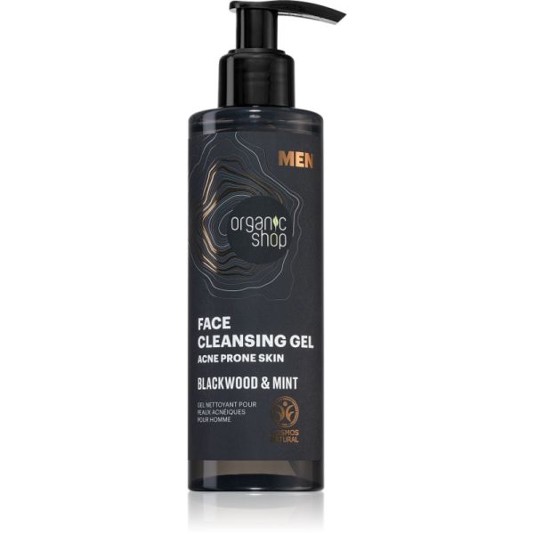 Organic Shop Men Blackwood & Mint gel de curățare pentru barbati 200 ml-ro