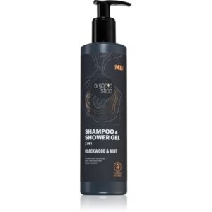 Organic Shop Men Blackwood & Mint gel de dus si sampon 2in1 pentru barbati 280 ml-ro
