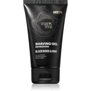 Organic Shop Men Blackwood & Mint gel pentru bărbierit cu efect revigorant 150 ml-ro