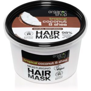 Organic Shop Natural Coconut & Shea crema intensiva de noapte cu efect de hidratare 250 ml-ro
