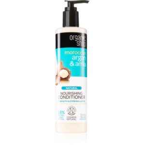 Organic Shop Natural Moroccan Argan & Amla balsam hranitor pentru par vopsit si deteriorat 280 ml-Țena