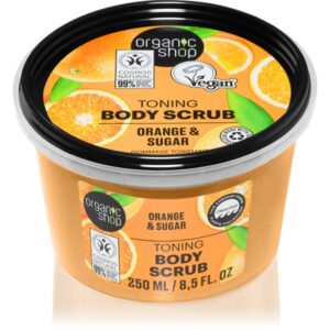 Organic Shop Orange & Sugar exfoliant tonifiant pentru corp 250 ml-ro
