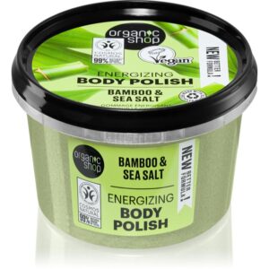 Organic Shop Organic Bamboo & Sea Salt exfoliant energizant pentru corp 250 ml-ro