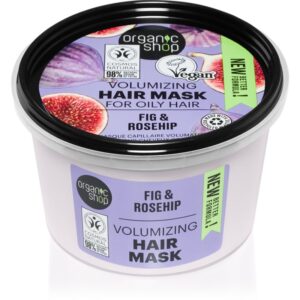 Organic Shop Organic Fig & Rosehip masca intensiva pentru un par stralucitor si catifelat 250 ml-Țena