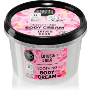 Organic Shop Organic Lotus & 5 Oils crema de corp 250 ml-Țena