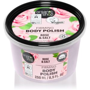 Organic Shop Organic Rose & Salt peeling corporal cu saruri 250 ml-Țena