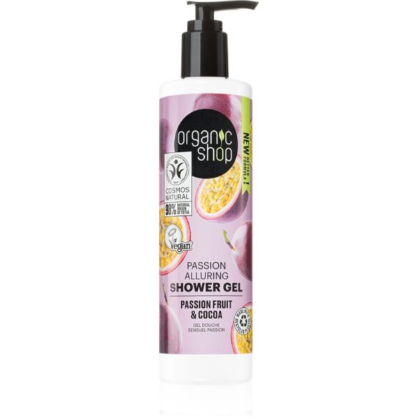Organic Shop Passion Fruit & Cocoa gel de dus imbatator 280 ml-Țena