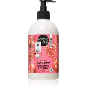 Organic Shop Pomegranate & Patchouli Săpun lichid hrănitor pentru mâini cu pompa 500 ml-ro