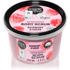 Organic Shop Raspberry & Sugar exfoliant delicat pentru corp 250 ml-ro