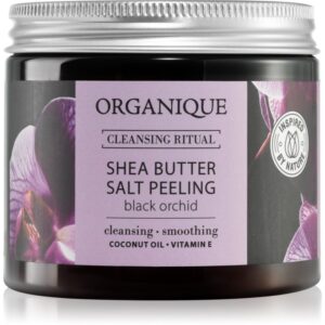 Organique Black Orchid sare pentru exfoliere unt de shea 200 g-ro