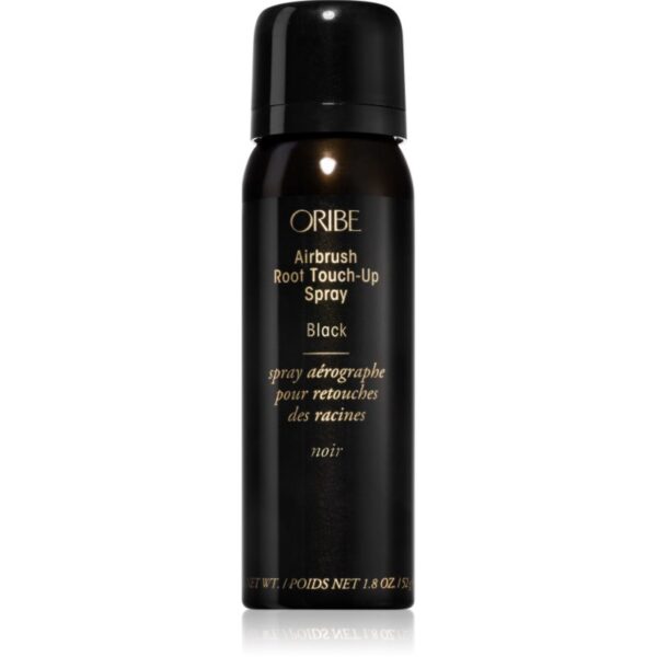 Oribe Airbrush Root Touch-Up Spray spray instant pentru camuflarea rădăcinilor crescute culoare Black 75 ml-ro