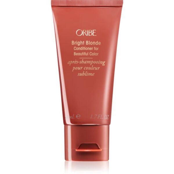 Oribe Bright Blonde balsam pentru iluminarea părului sau pentru părul cu șuvițe 50 ml-Țena
