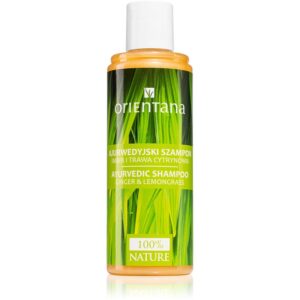 Orientana Ayurvedic Shampoo Ginger & Lemongrass sampon revigorant 210 ml-Țena