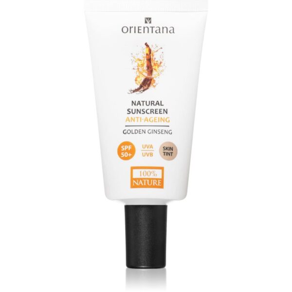 Orientana Natural Sunscreen crema de fata tonifianta SPF 50+ 50 ml-Țena