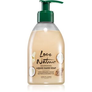 Oriflame Love Nature Cacao Butter & Coconut Oil sapun lichid hranitor de maini 300 ml-Țena