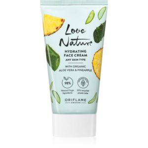 Oriflame Love Nature Organic Aloe Vera & Pineapple crema de fata hidratanta 50 ml-ro