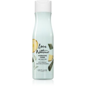 Oriflame Love Nature Organic Aloe Vera & Pineapple lotiune hidratanta pentru fata 150 ml-Țena
