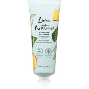 Oriflame Love Nature Organic Aloe Vera & Pineapple masca faciala hidratanta 75 ml-Țena