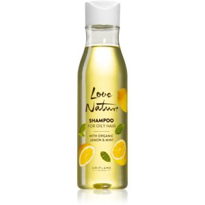 Oriflame Love Nature Organic Lemon & Mint curatarea profunda a scalpului pentru par gras 250 ml-ro