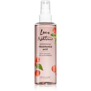 Oriflame Love Nature Organic Mint & Raspberry spray de corp racoritor cu arome de zmeura 200 ml-ro