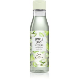 Oriflame Love Nature Simple Joys gel de dus revigorant cu aloe vera Organic Aloe Vera 250 ml-ro