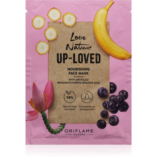 Oriflame Love Nature Up-Loved Upcycled Banana Flower & Organic Acai masca hidratanta si hranitoare 10 ml-ro