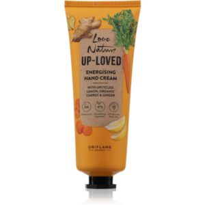 Oriflame Love Nature Up-Loved Upcycled Lemon & Organic Carrot & Ginger crema de maini hidratanta 75 ml-ro