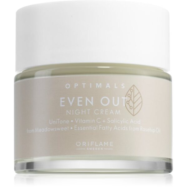 Oriflame Optimals Even Out Crema de noapte pentru stimularea si regenerarea celulelor 50 ml-Țena