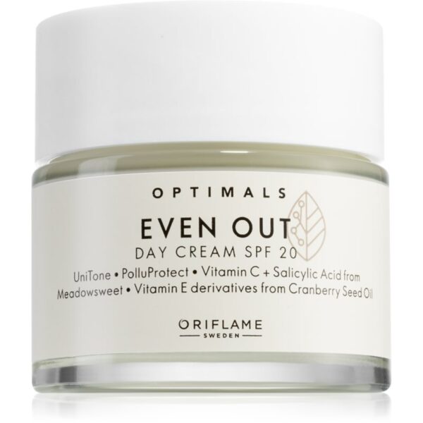 Oriflame Optimals Even Out crema de zi impotriva petelor pigmentare SPF 20 50 ml-Țena