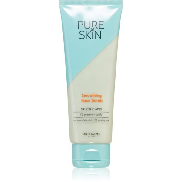 Oriflame Pure Skin exfoliant cu efect calmant pentru piele cu acid salicilic 75 ml-ro
