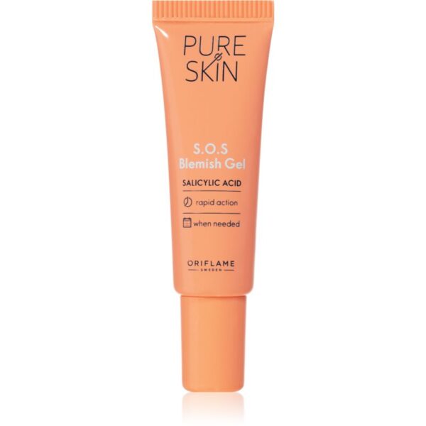 Oriflame Pure Skin gel împotriva imperfecțiunilor cu efect calmant 6 ml-Țena