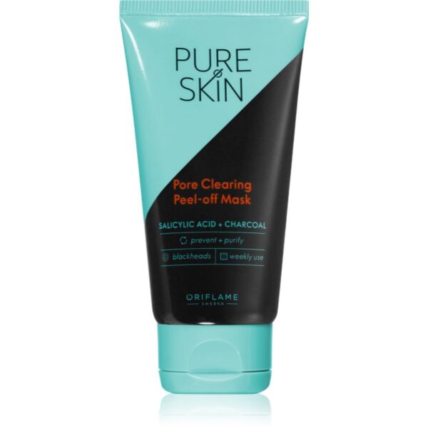 Oriflame Pure Skin mască facială de acoperire cu cărbune activ 50 ml-ro