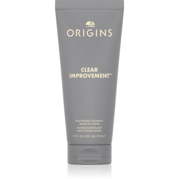 Origins Clear Improvement® Blackhead Clearing Mask-To-Scrub mască pentru curățarea porilor