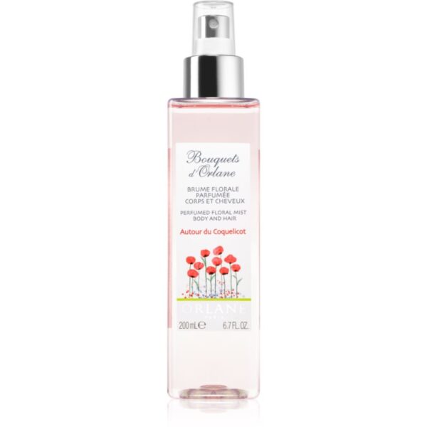 Orlane Bouquets d’Orlane Autour du Coquelicot eau fraiche pentru corp si par pentru femei 200 ml-ro