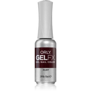Orly Gelfx Gel unghii cu gel folosind UV / lampă cu LED culoare Ruby 9 ml-Țena