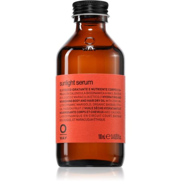 Oway SunWay Sunlight Serum ulei uscat pentru par si corp 100 ml-Țena