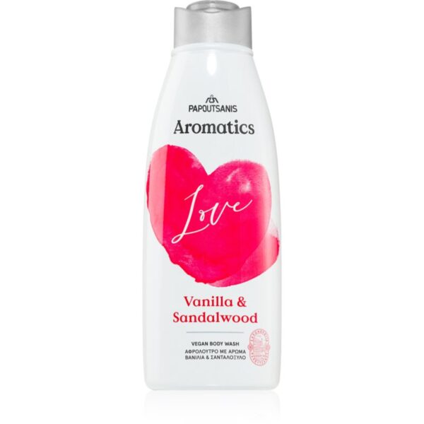 PAPOUTSANIS Aromatics Love gel de dus revigorant 600 ml-Țena