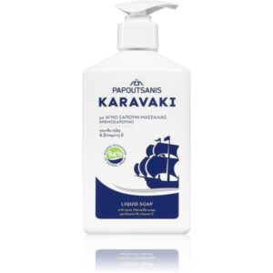 PAPOUTSANIS Karavaki Liquid Soap With Pure Marseille Soap săpun lichid de maini 330 ml-Țena