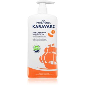 PAPOUTSANIS Karavaki Mandarine-Calendula gel de duș 750 ml-Țena