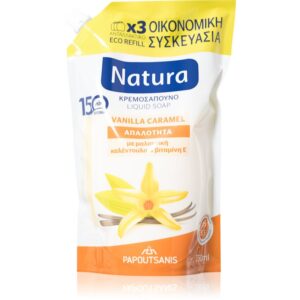PAPOUTSANIS Natura Vanilla Caramel săpun lichid rezervă 750 ml-ro