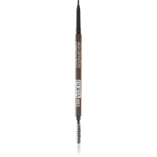 PUPA Milano High Definition creion pentru sprancene rezistent la apa culoare 002 Brown 0.09 g-Țena