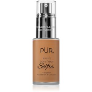 PÜR Cosmetics 4-in-1 Love Your Selfie make-up si corector 2 in 1 culoare DG3 30 ml-Țena