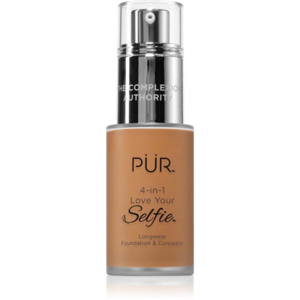 PÜR Cosmetics 4-in-1 Love Your Selfie make-up si corector 2 in 1 culoare DG3 30 ml-Țena