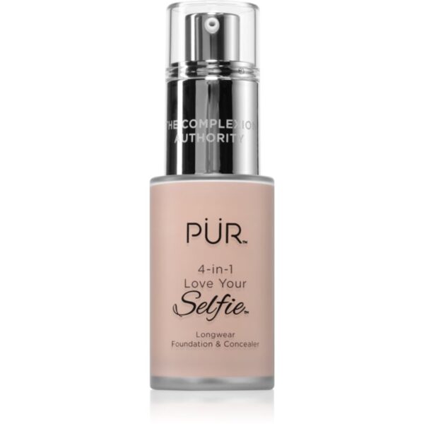 PÜR Cosmetics 4-in-1 Love Your Selfie make-up si corector 2 in 1 culoare LN1 30 ml-ro